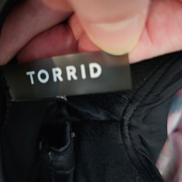 Floral Mesh Overlay One-Piece Swimsuit With Keyhole Back Pink & Black Women's Si - Picture 9 of 15